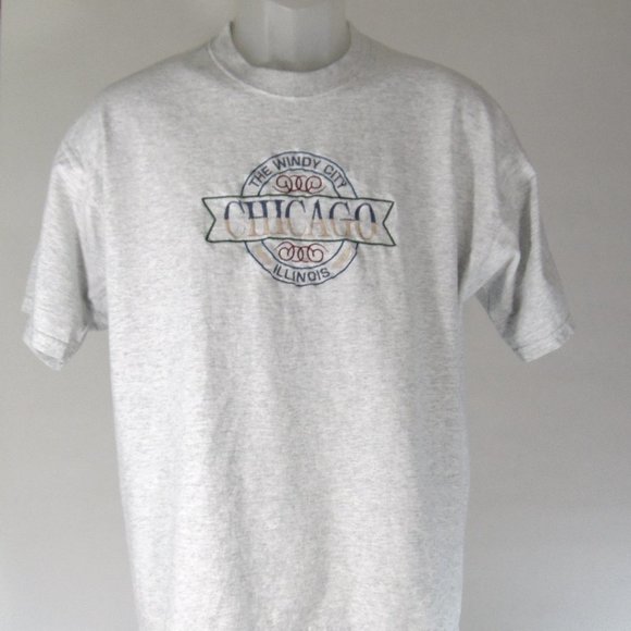 CHICAGO THE WINDY CITY T-SHIRT - Picture 1 of 11
